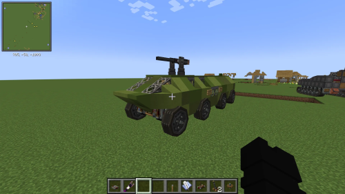 ITAlian Vault Btr 80 Schematic (1.21.x) - Realistic Armored Vehicle for Create Mod