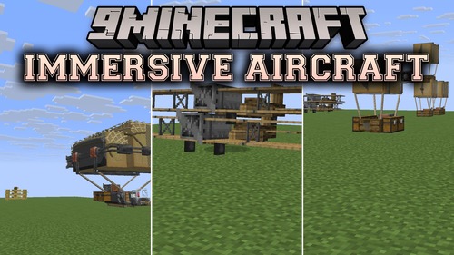 Immersive Aircraft 9minecraft Mod (26.2) â€“ Fly Rustic Airships Across Distant Biomes