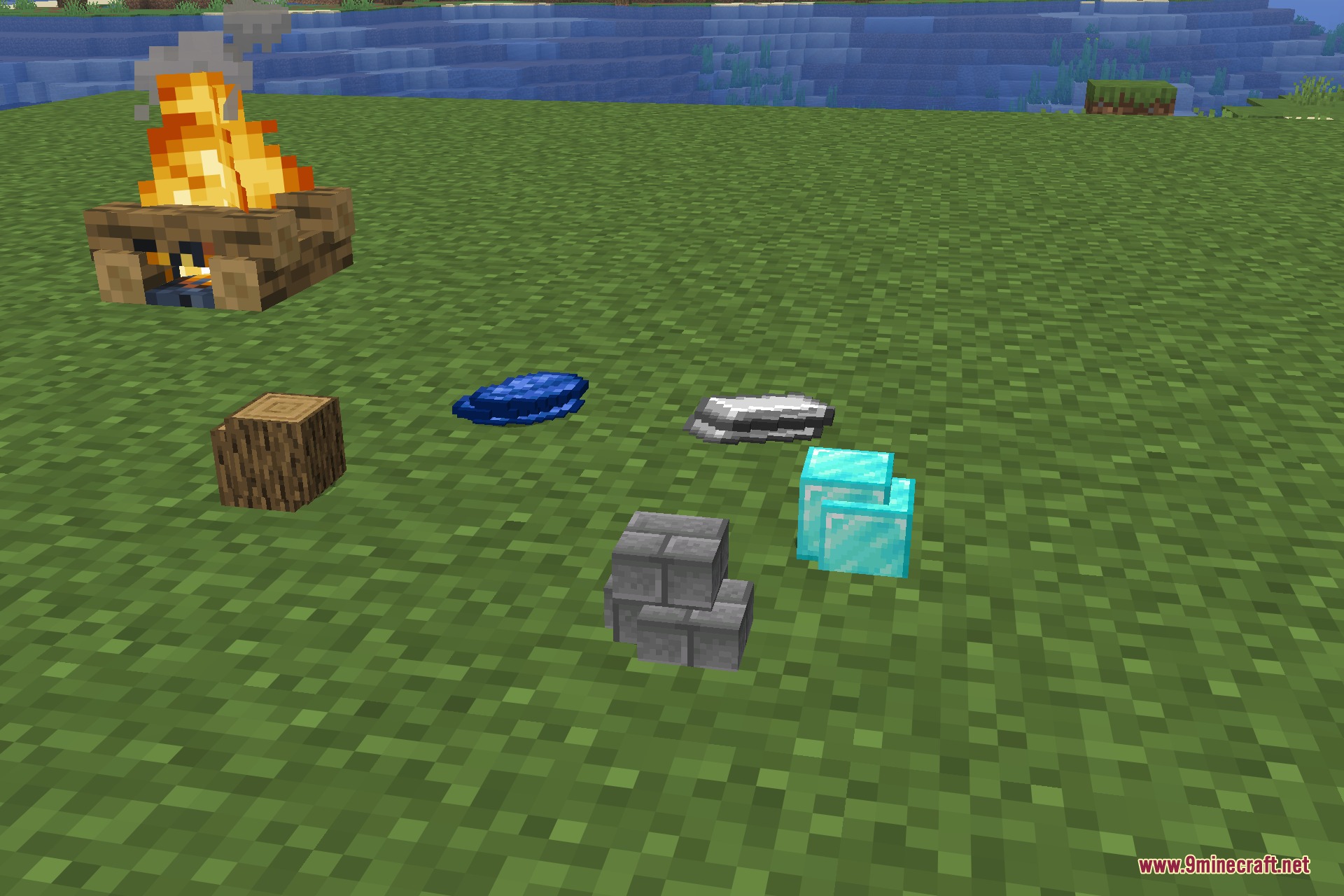 Interactic 9minecraft Mod Screenshot 3 Größere Stacks stapeln sich dort, wo sie gelandet sind