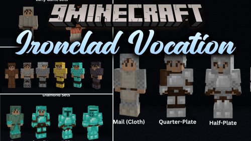 Ironclad Vocation Mod (1.21.1, 1.20.1) - Wear Weight-Based Knight Armor