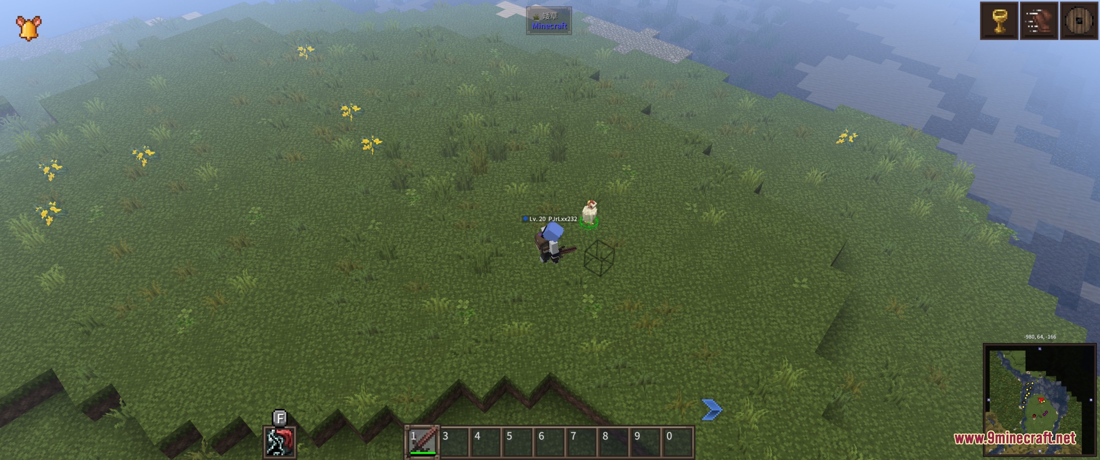 Iso Pulse Navigation Mod showing a black selection box in top down view