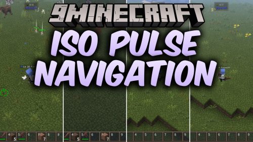 Iso Pulse Navigation Mod (1.21.1, 1.20.1) - Click to Move with Visual Ground
