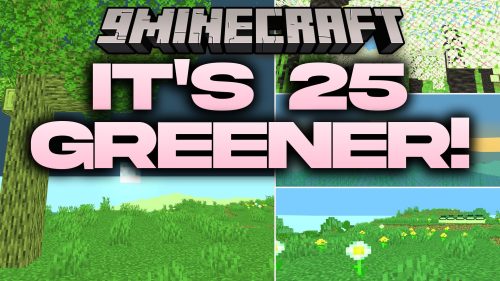 It's 25 Greener! Shaders (26.2, 1.20.1) - Lightweight Green Tint for Vanilla