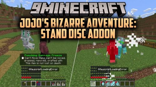 JOJO's Bizarre Adventure Stand Disc Addon (1.21) - Unleash Anime Stands