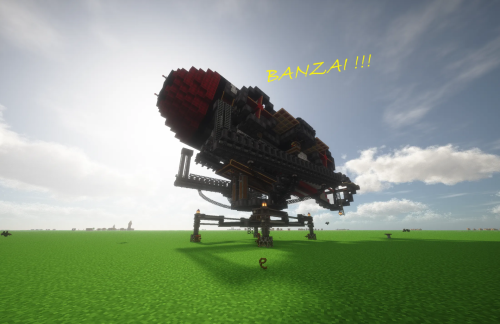 Kamikaze Bzr0 the Artificial Guidance Rocket Projectile Schematic Thumbnail