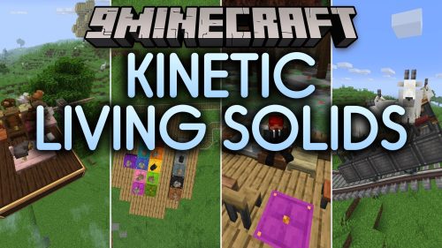 Kinetic Living Solids Mod (1.21.1) - Ride Custom Furniture on Moving