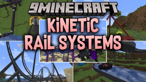 Kinetic Rail Systems Mod (1.21.11, 1.21.1) - Build Real Roller Coasters