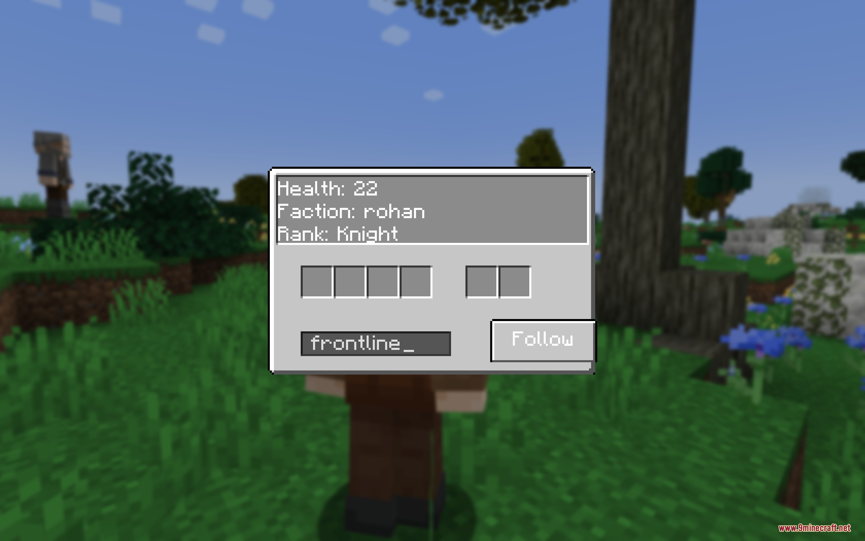 Legion of the Rings Mod interface for managing hired soldiers and army tags