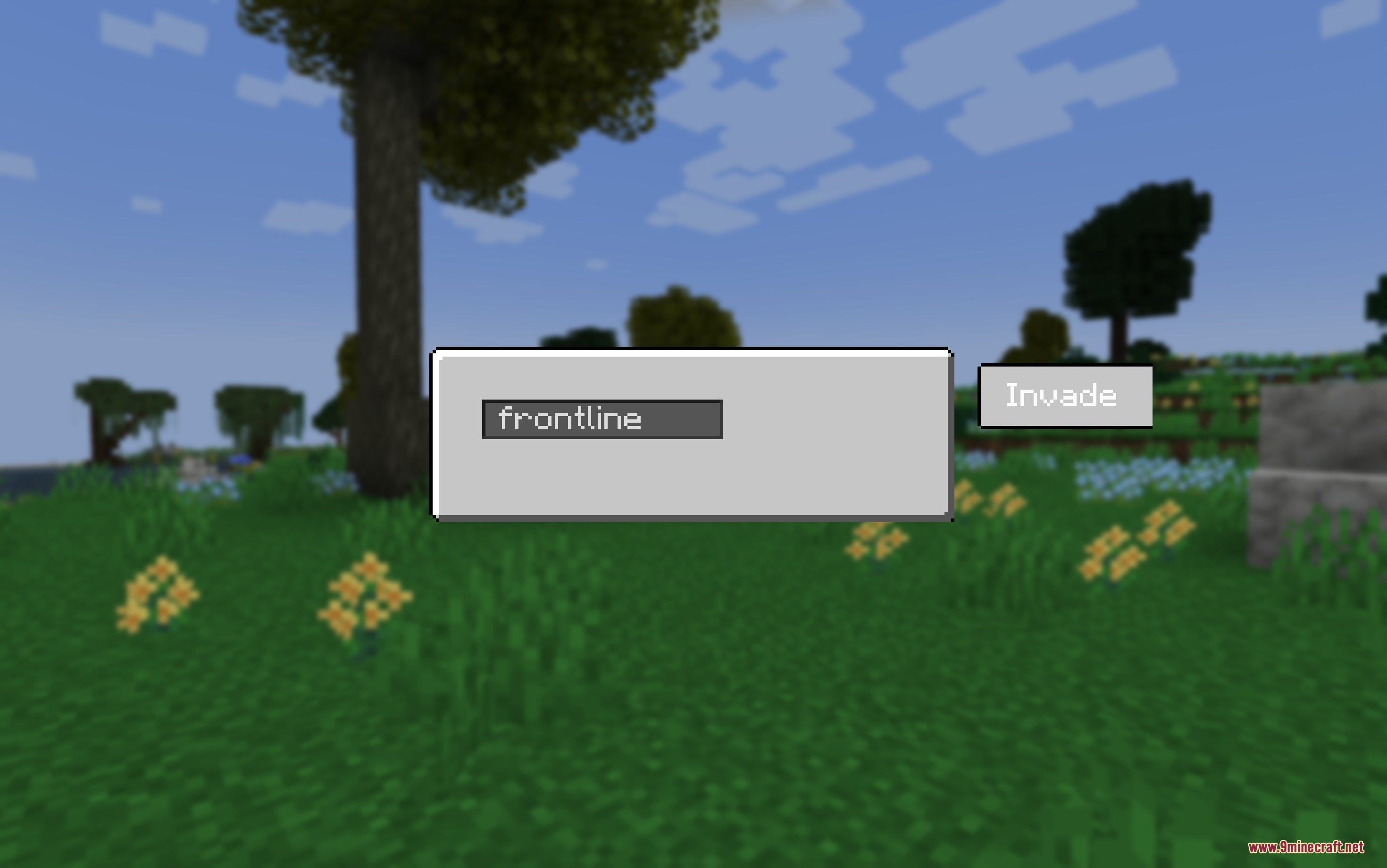 Using the invasion menu to summon specific army groups into the battle