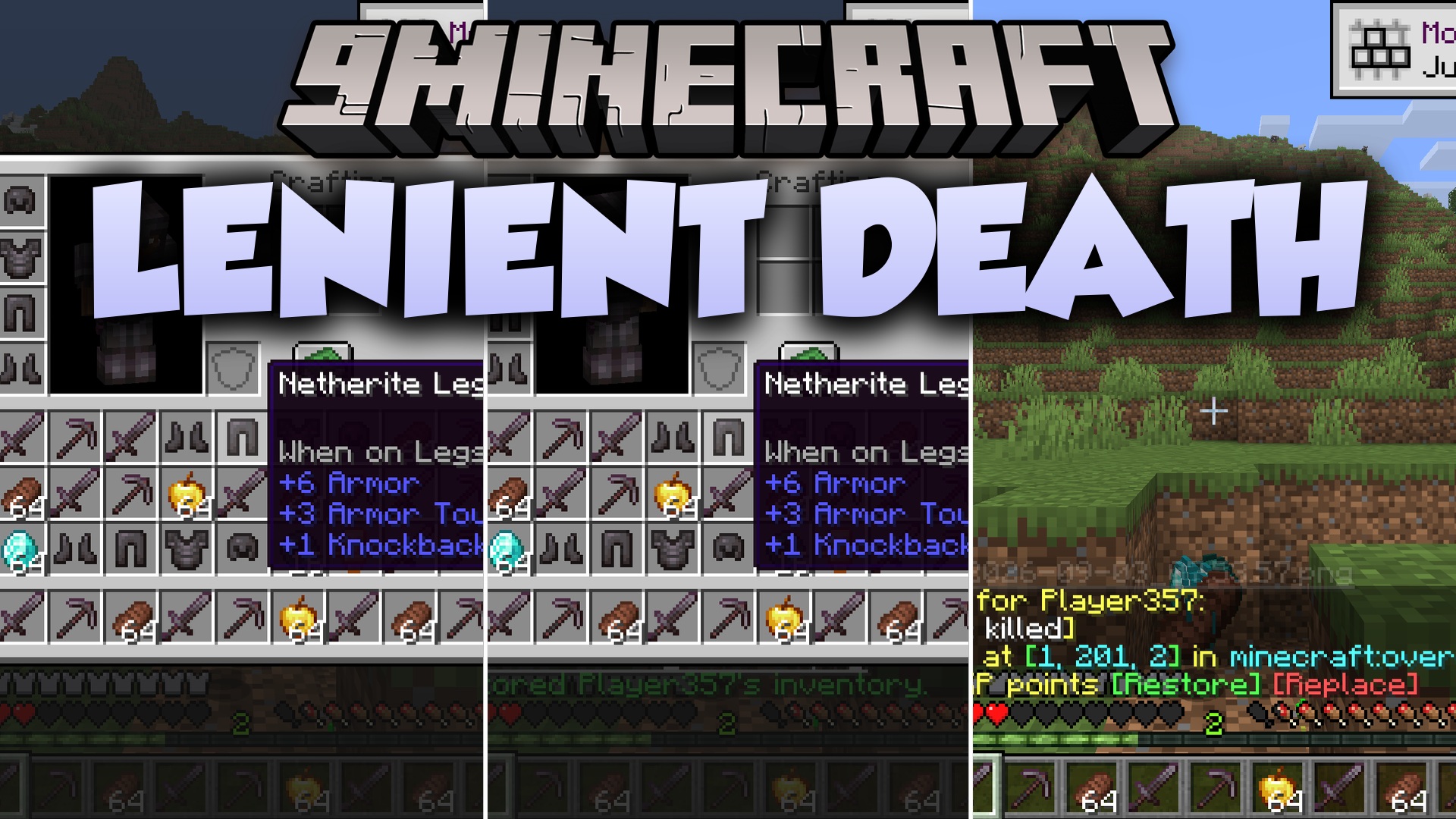 Lenient Death 9minecraft Mod