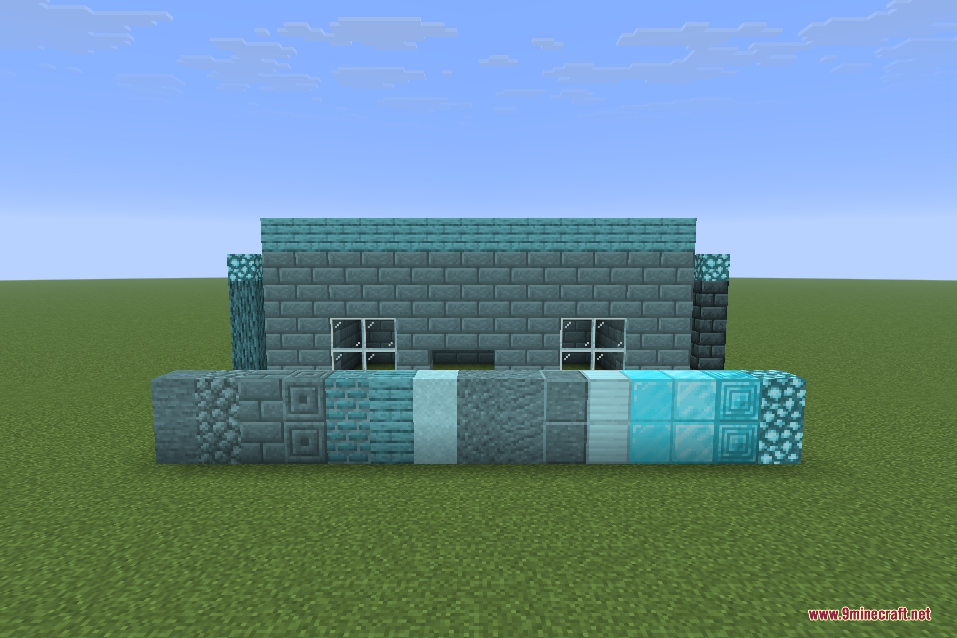 A house built from blocks restyled by files sitting loose in the resources folder