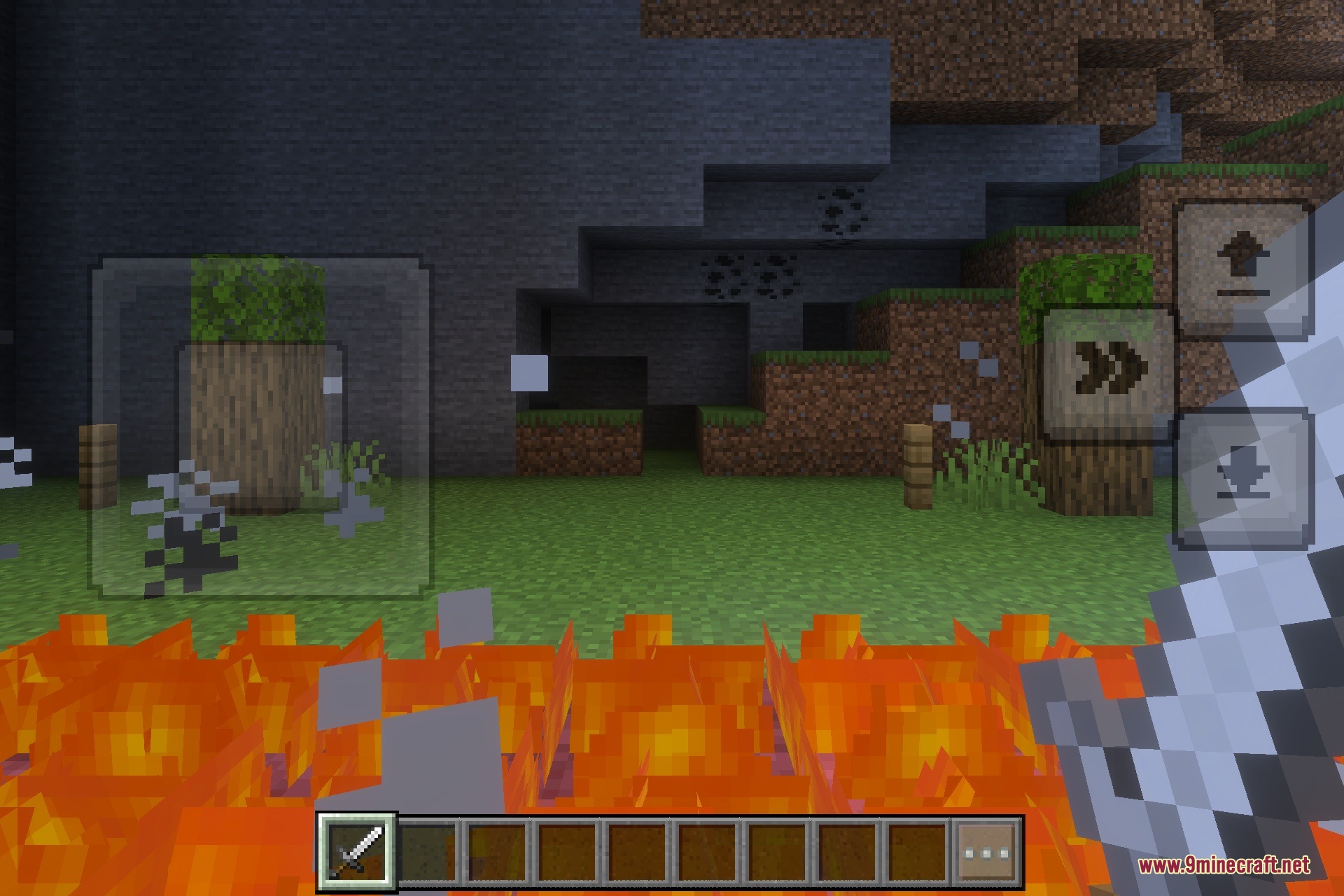 Low Fire Shield & Small Totem Texture Pack Screenshot 1