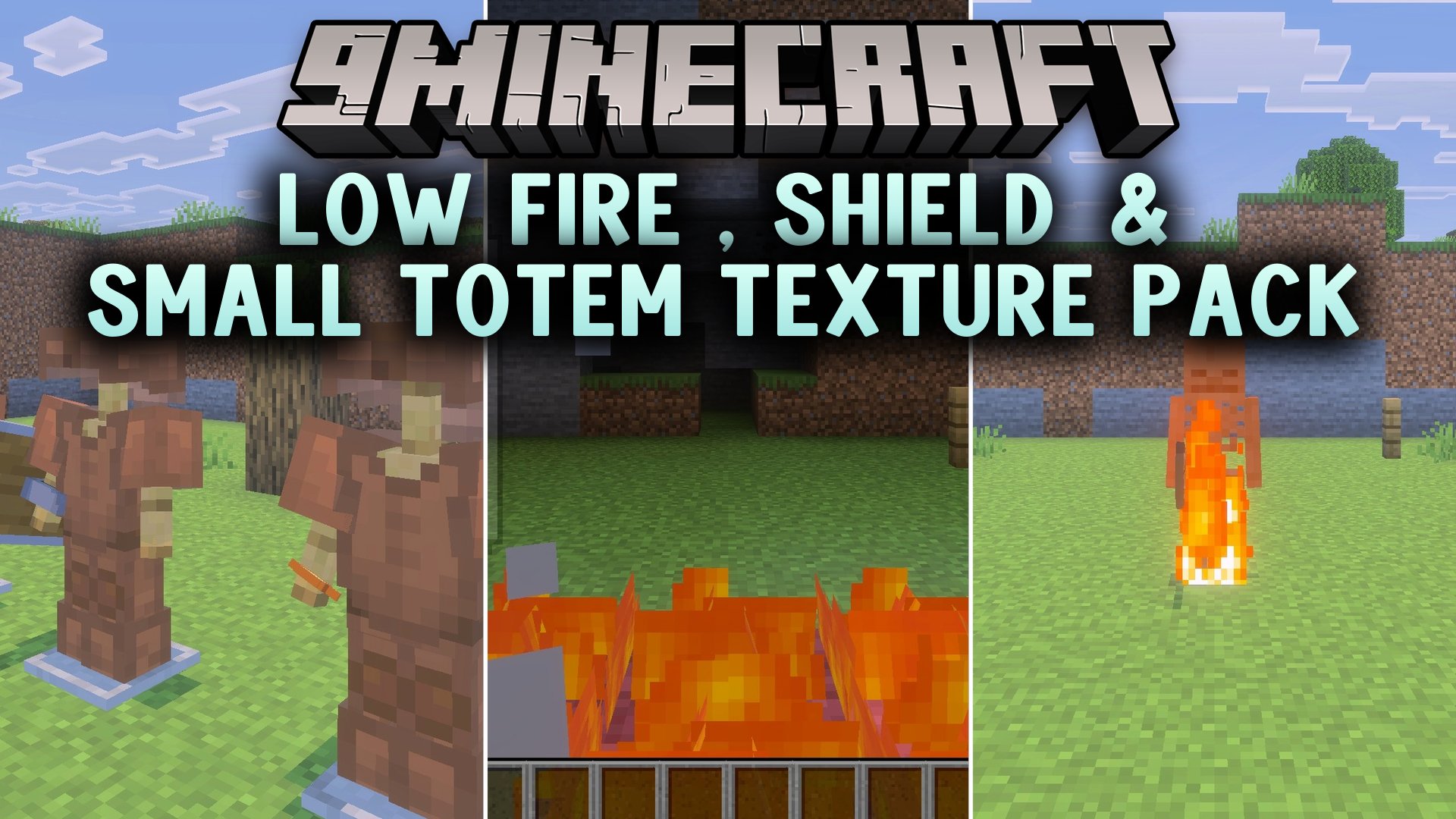 Low Fire Shield & Small Totem Texture Pack
