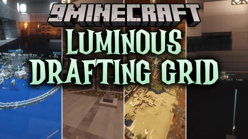 Luminous Drafting Grid Mod (1.21.11, 1.20.1) - Monitor Base Storage