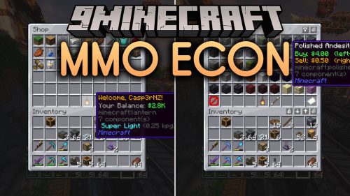 MMO Econ Mod (1.21.11, 1.21.1) - Trade Items and Run Server Shops