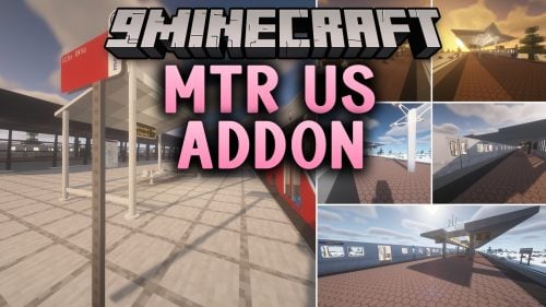 MTR US Addon Mod (1.20.1) - Build Authentic American Subway Stations Underground