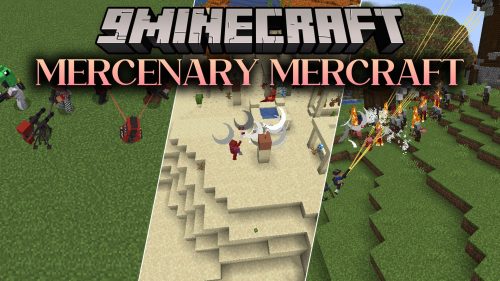 Mercenary Mercraft Mod (1.21.1, 1.20.1) - Hire Team Fortress Mercenaries