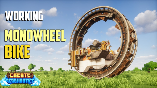 MonoWheel Bike Schematic (1.21.x) - Build a Star Wars Inspired Diesel Bike