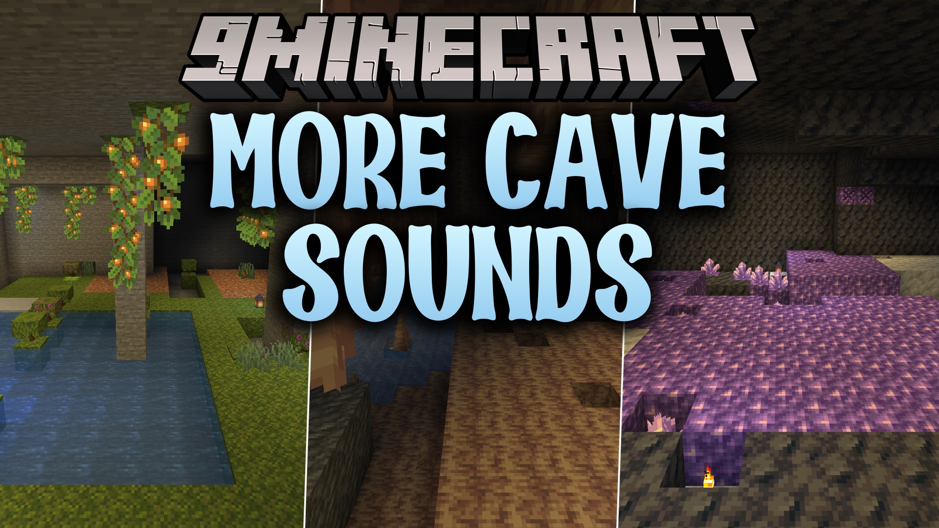 More Cave Sounds doubles the cave ambience pool with 23 extra eerie noises, so the underground stops repeating the same handful of sounds