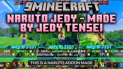 Naruto Jedy - Made by Jedy Tensei Addon (1.21) - Master Shinobi Jutsu
