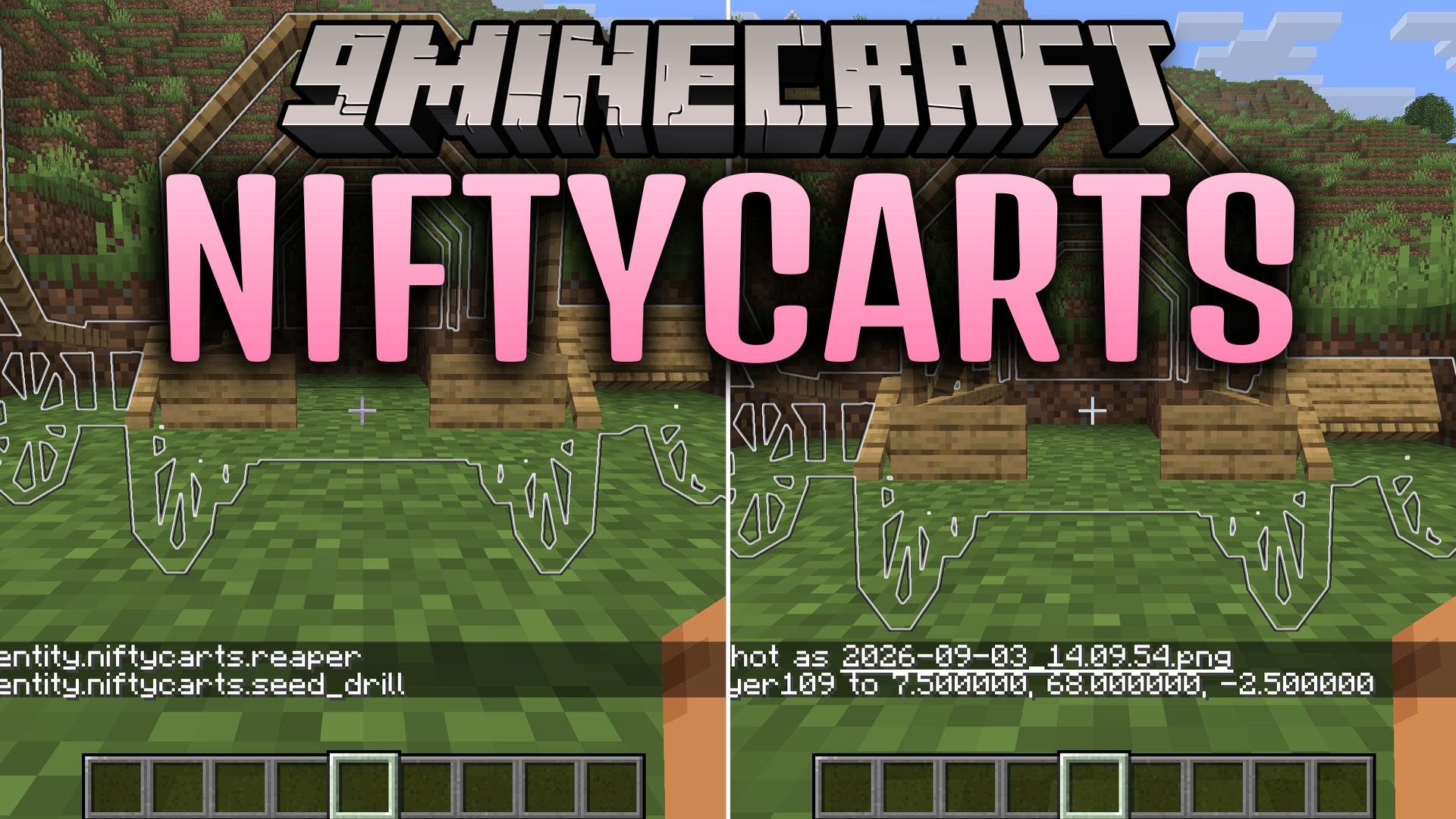 NiftyCarts 9minecraft Mod