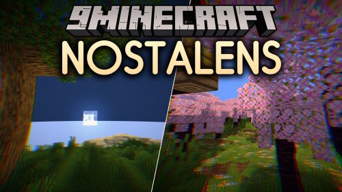 NostaLens Shaders (26.2, 1.20.1) - Retro Fisheye Lens and VHS Effects