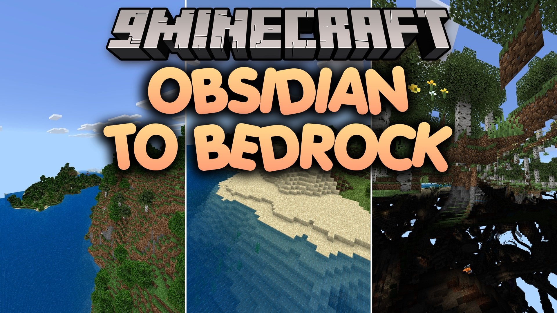 Obsidian to Bedrock Shader (26.x) – Bedrock Textures and New Portal Colors — screenshot 1