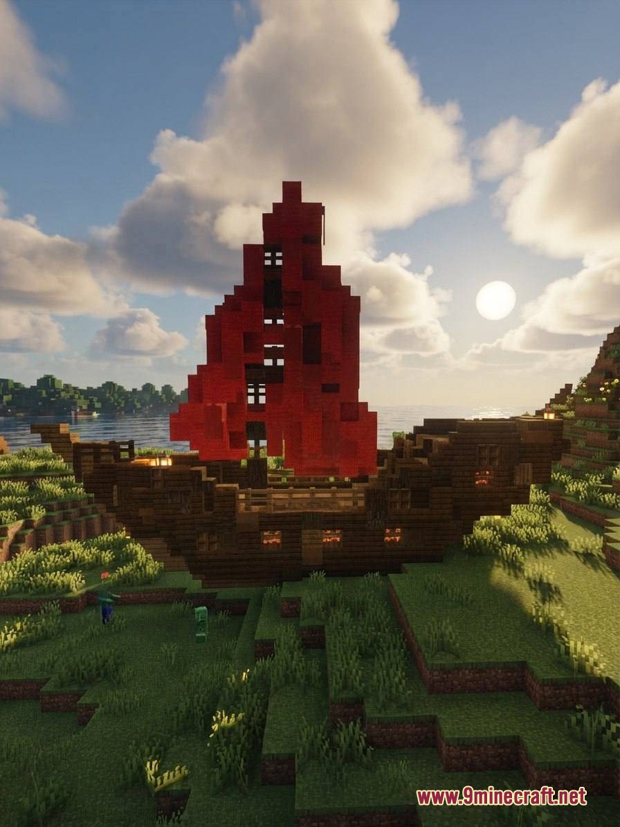 A large wooden pirate