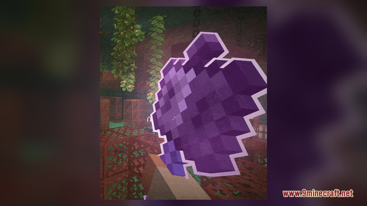 Omnis' Enchantments Resource Pack Screenshot 11 Omnis Enchantments adds glowing outlines and runic particles to magical Minecraft items