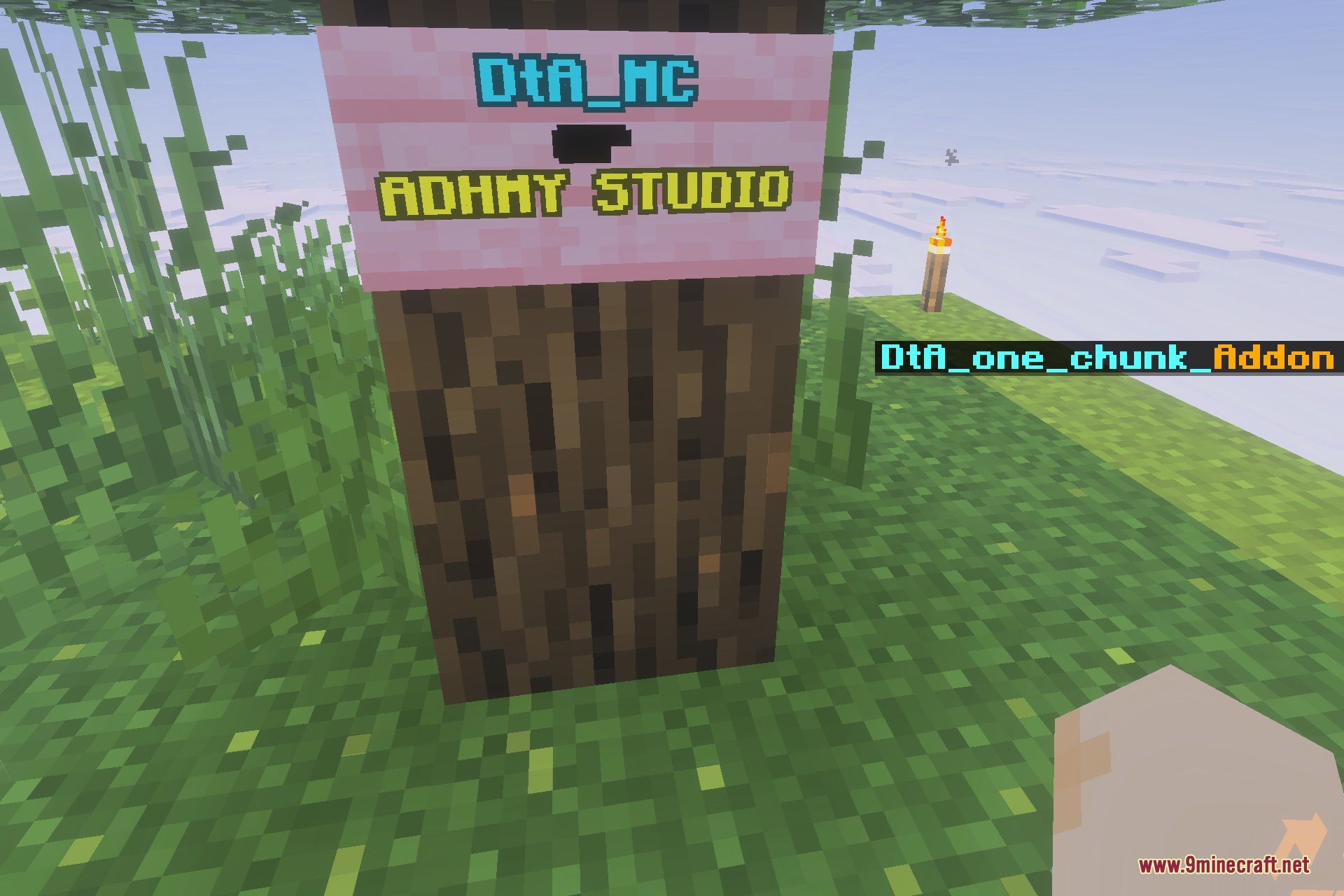 One Chunk Survival for Minecraft PE or BE Map Screenshot 4