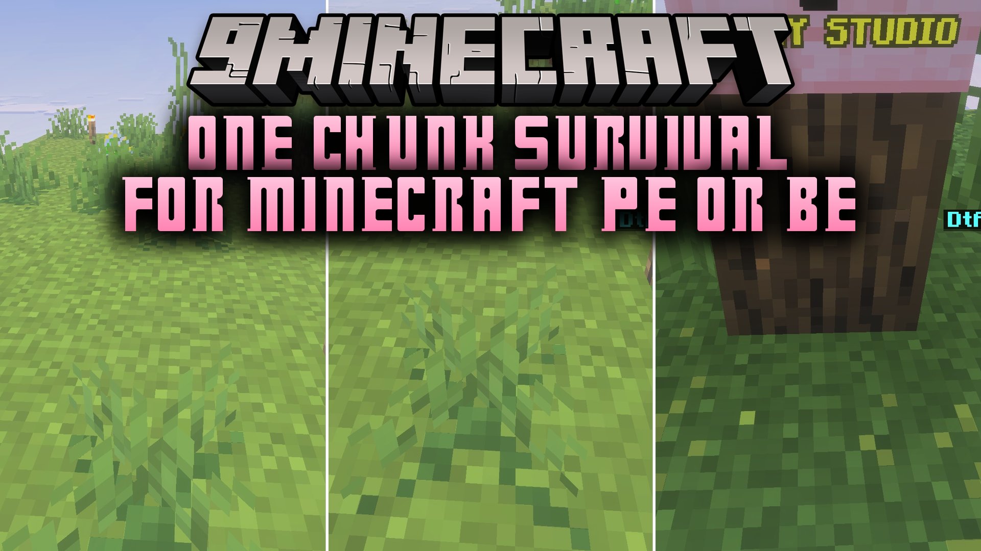One Chunk Survival for Minecraft PE or BE Map