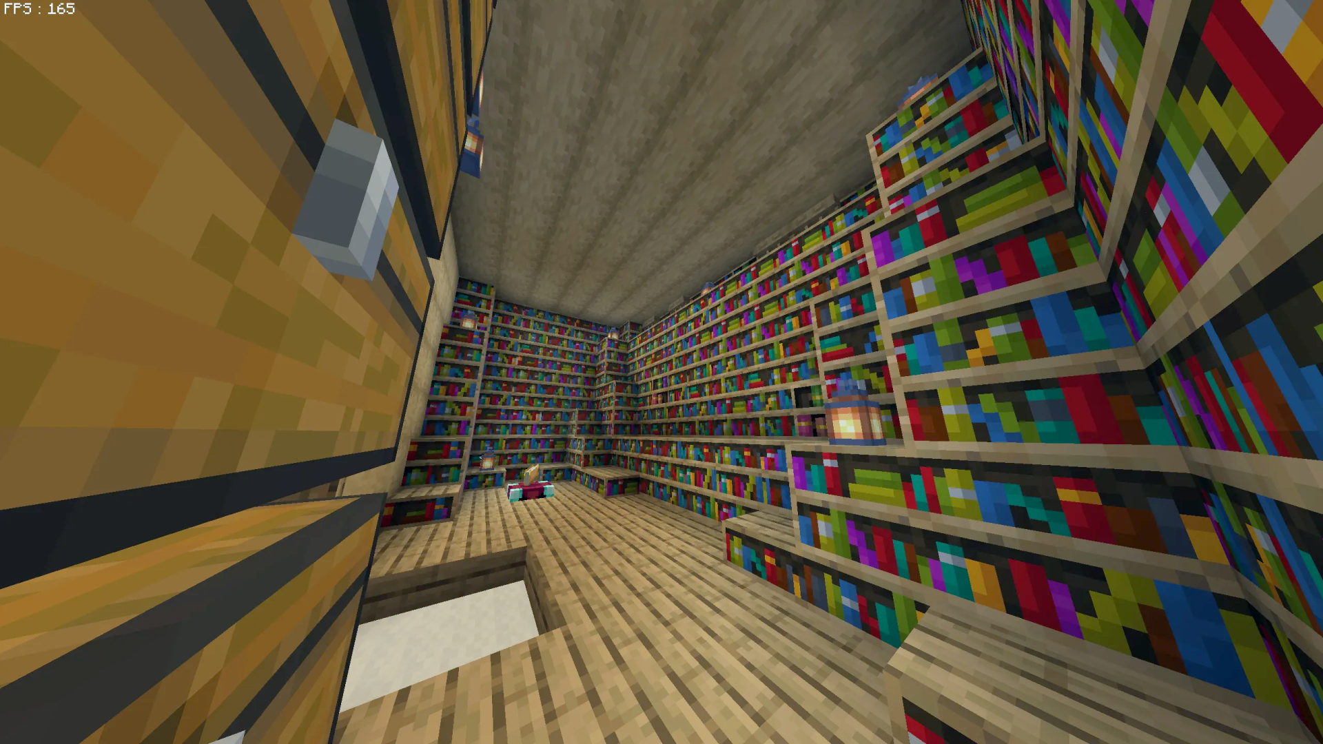 One Piece the Going Merry Schematic Screenshots 8 Interior view of the library room with bookshelves inside the Going Merry ship