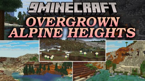 Overgrown Alpine Heights Mod (26.2, 1.20.1) - Explore Terralith and CliffTree