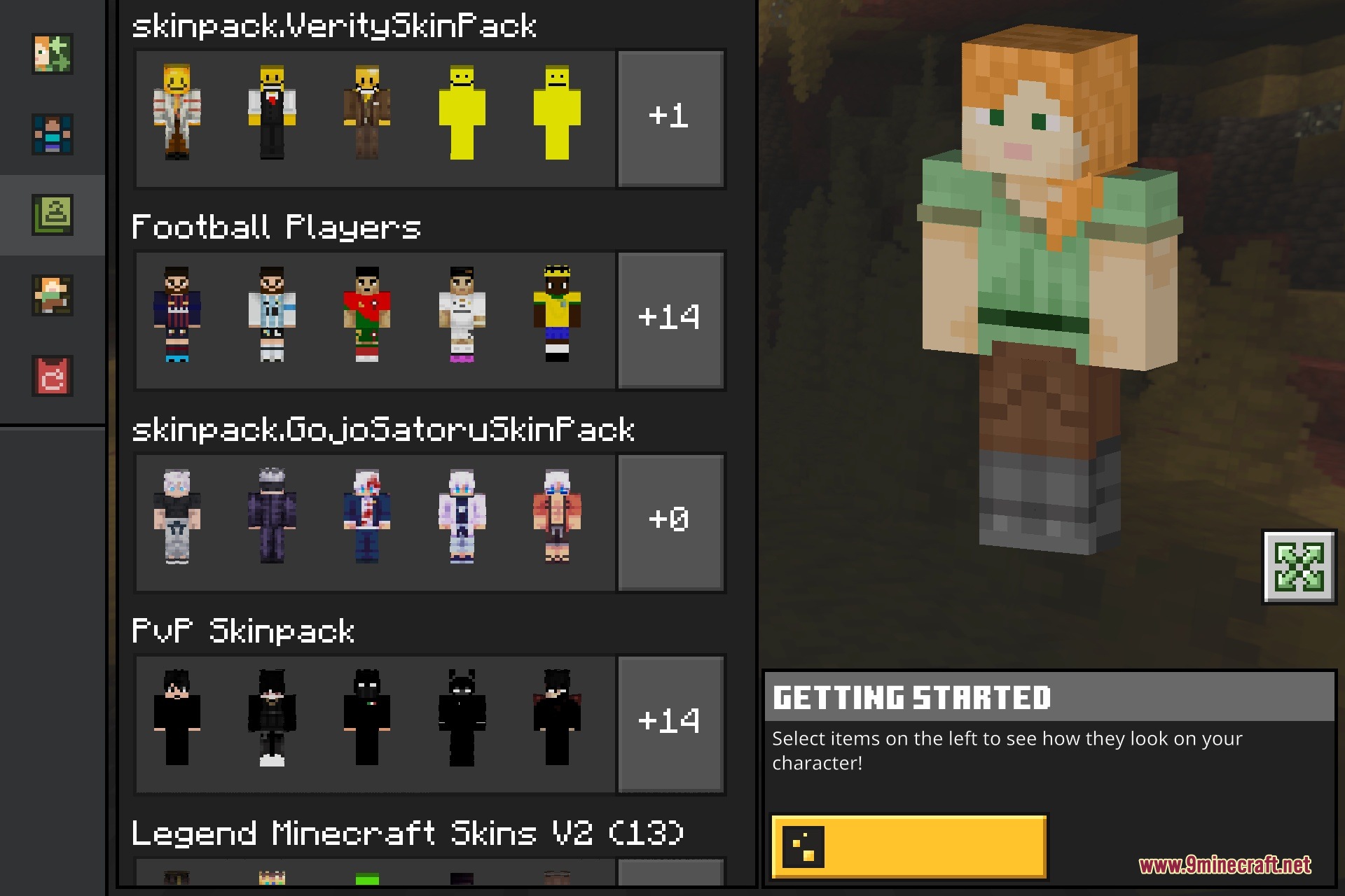 PVP by HYUBI Skin Pack Screenshot 1 PVP by HYUBI Skin Pack Screenshot 1