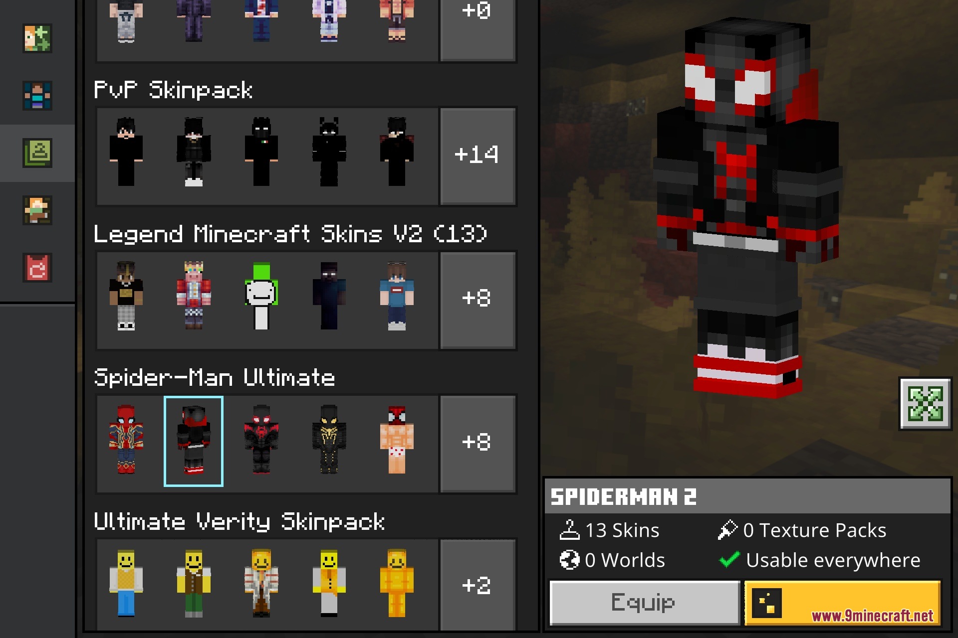 PVP by HYUBI Skin Pack Screenshot 3 PVP by HYUBI Skin Pack Screenshot 3