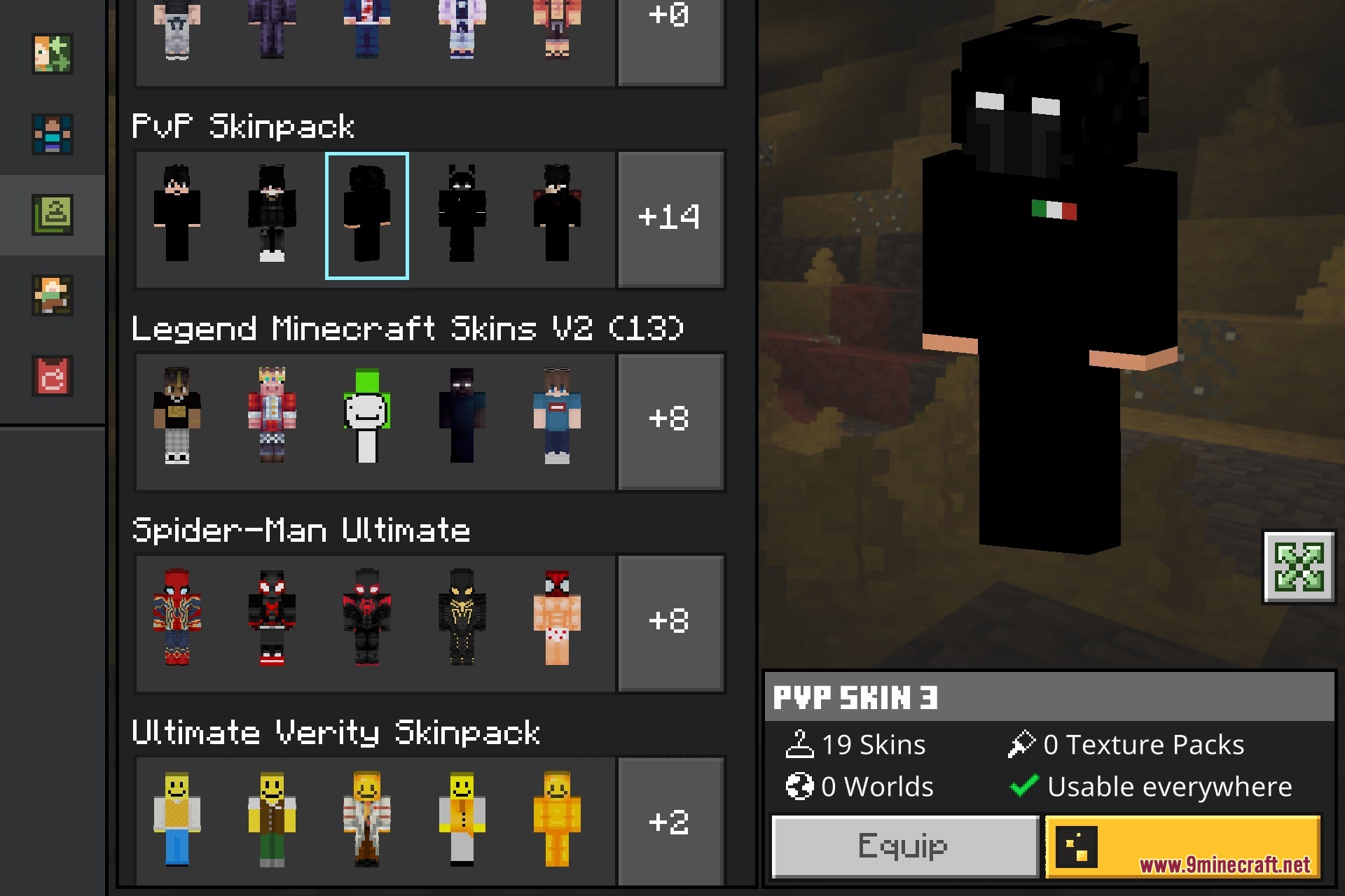 PVP by HYUBI Skin Pack Screenshot 4 PVP by HYUBI Skin Pack Screenshot 4