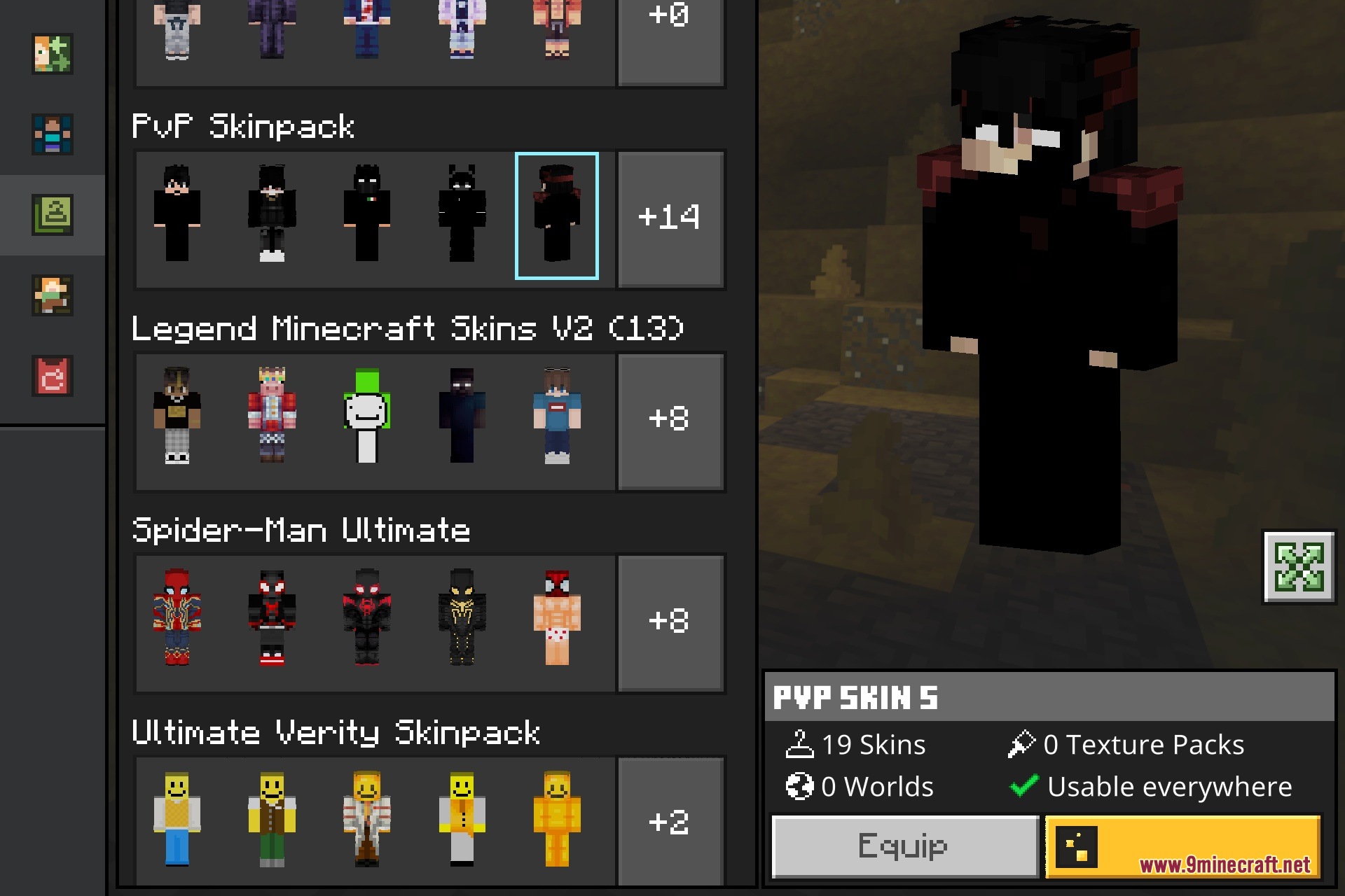 PVP by HYUBI Skin Pack Screenshot 6 PVP by HYUBI Skin Pack Screenshot 6