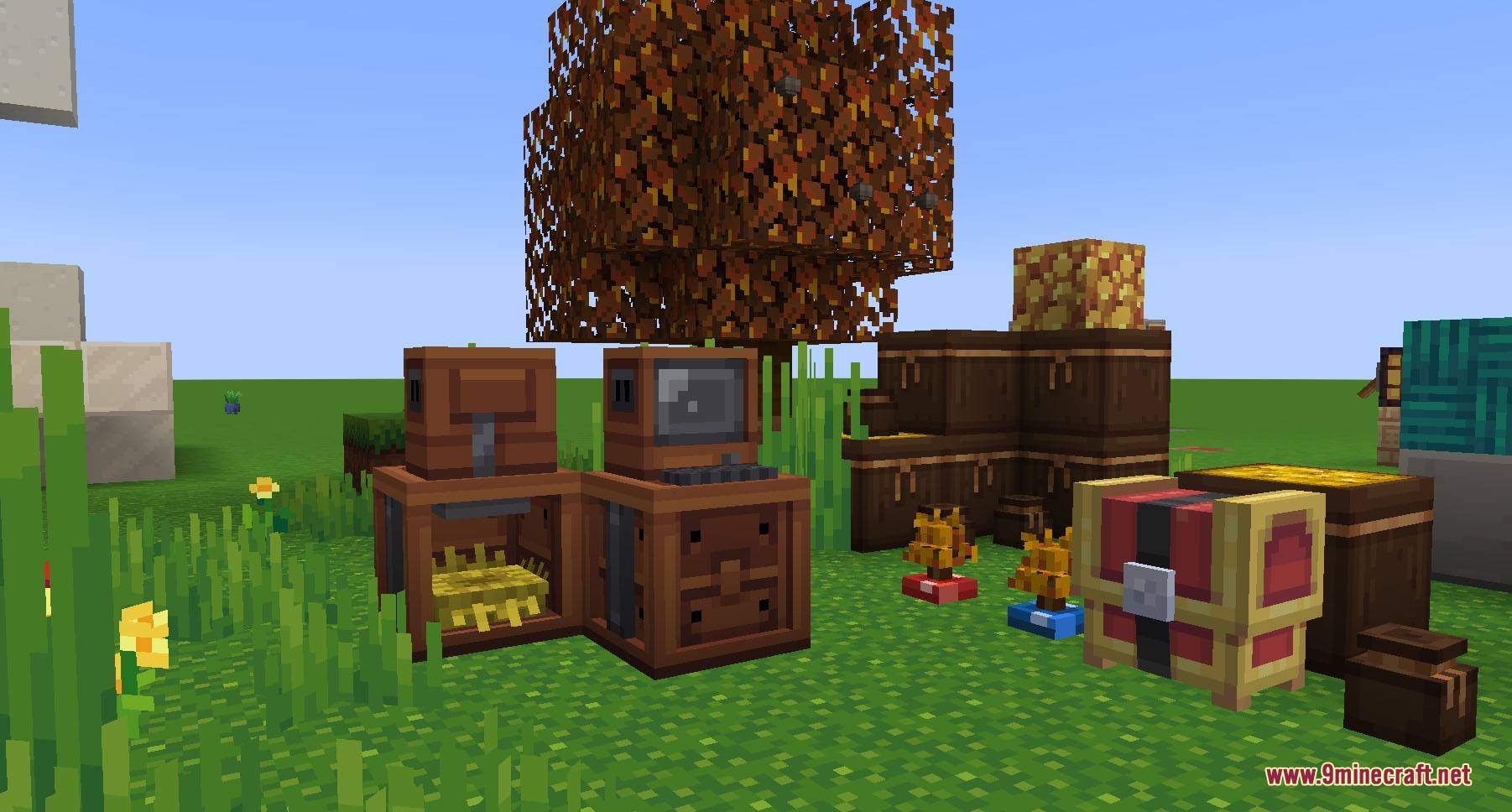 Pixellated Pocket Spirits Resource Pack Screenshot 3 Pixellated Pocket Spirits Resource Pack adds retro laboratory furniture and decorative wooden blocks