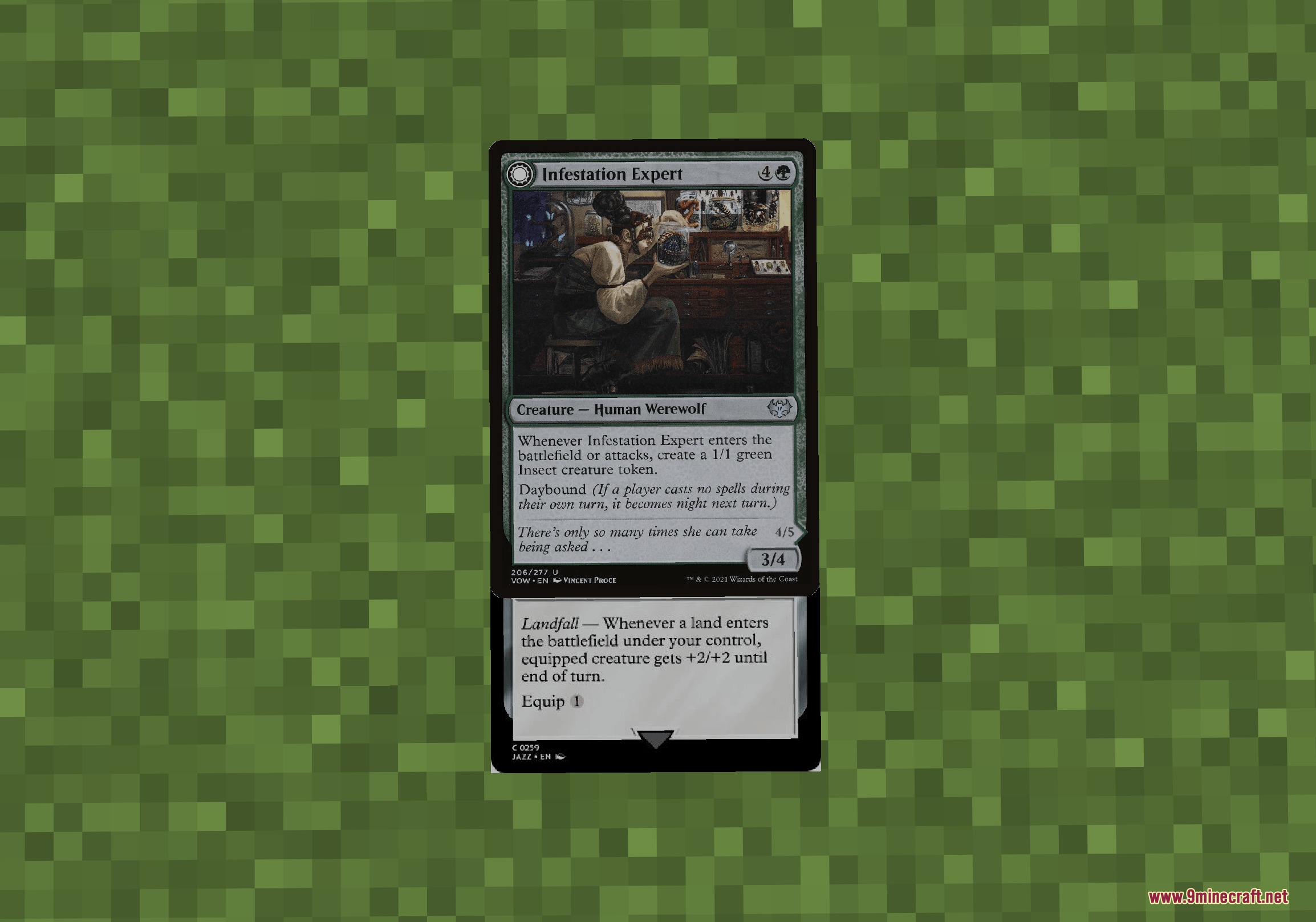 Planeswalker Chronicles Mod Screenshot 2 A close up view of a trading card item with ability descriptions