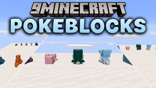 Pokeblocks 9minecraft Mod (26.2) - Decorate Your Base with Cute Pokemon Plushies