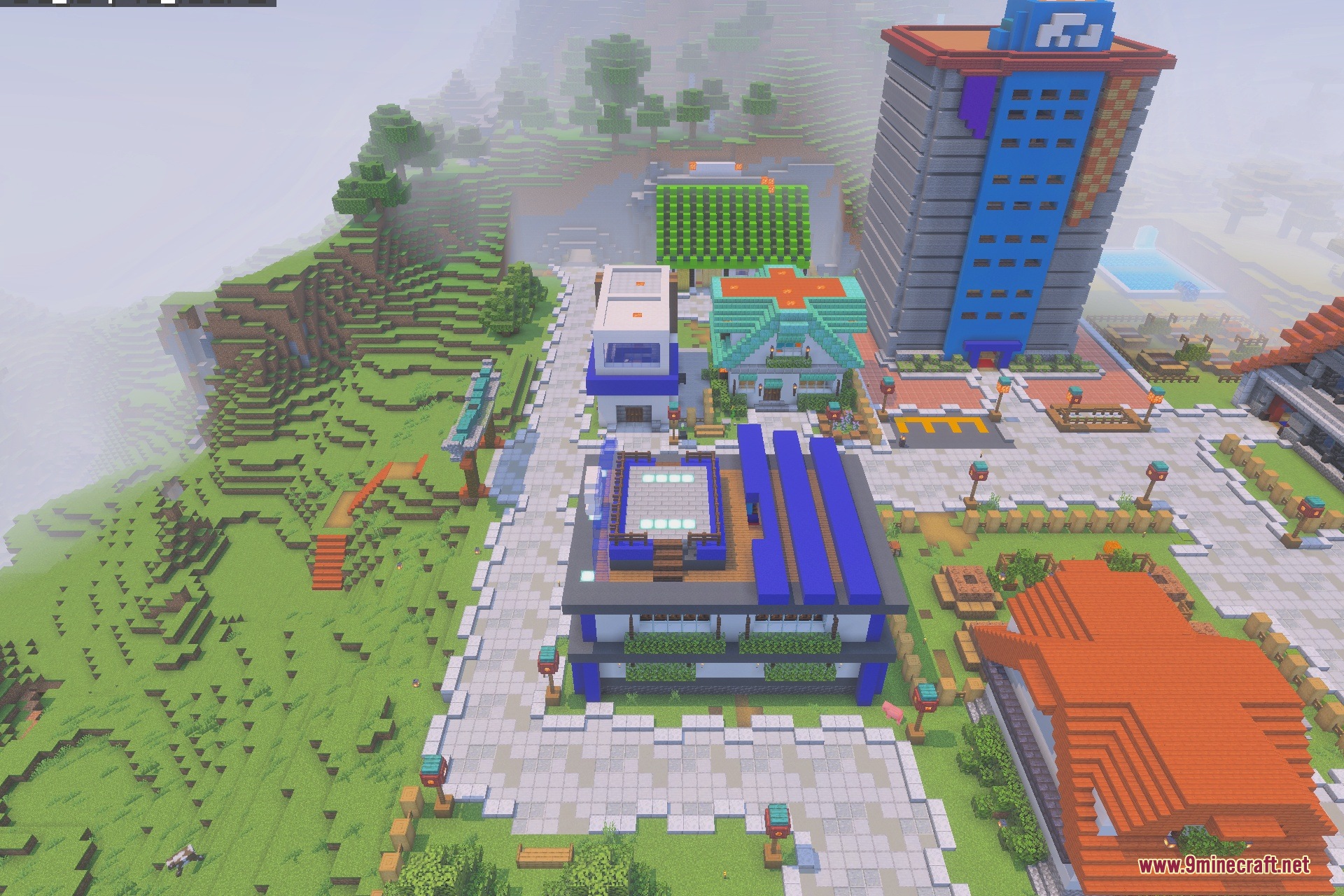 Pokémon Style Town Map Screenshot 1 Pokémon Style Town Map Screenshot 1