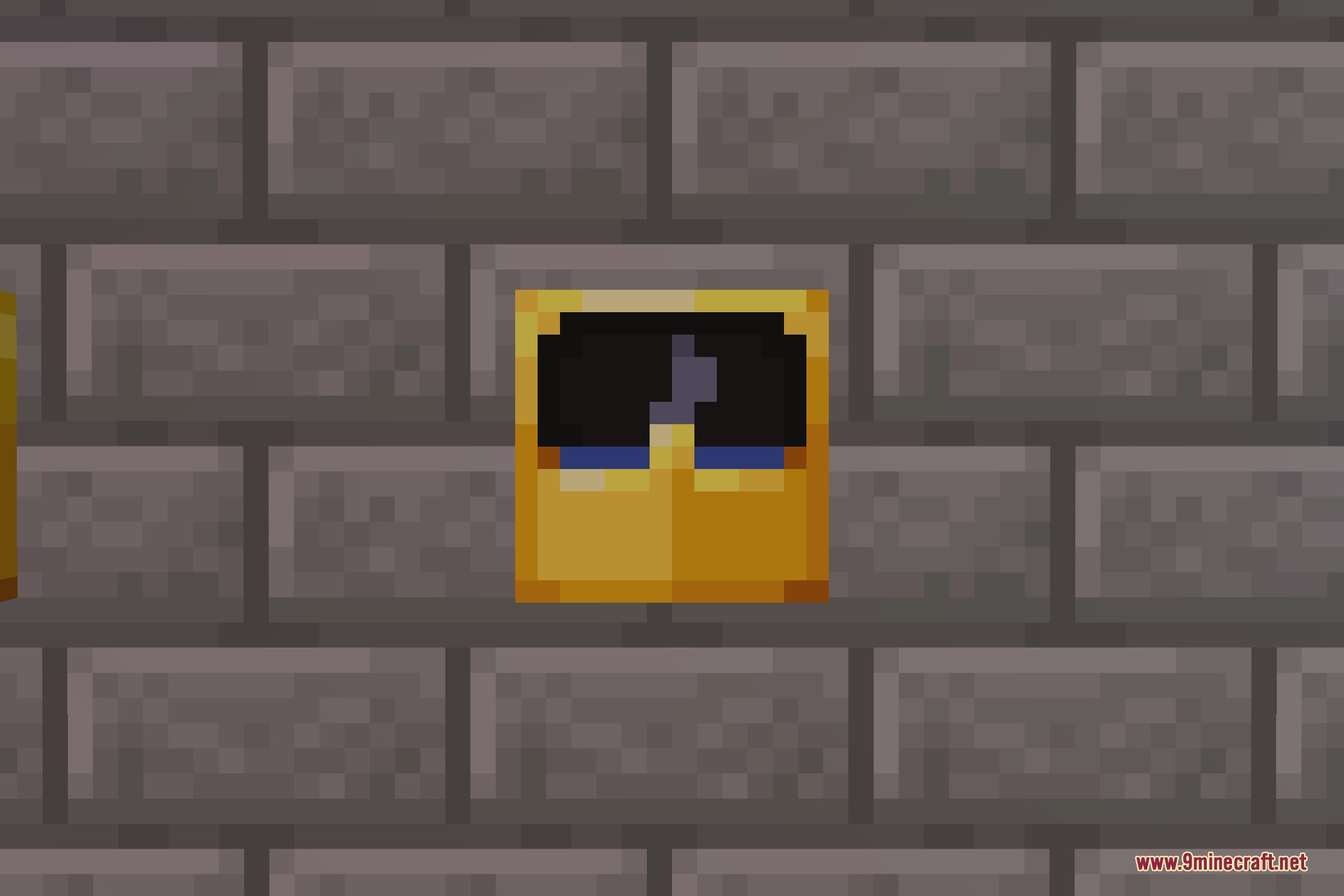 The same clock at night, showing the dark night face