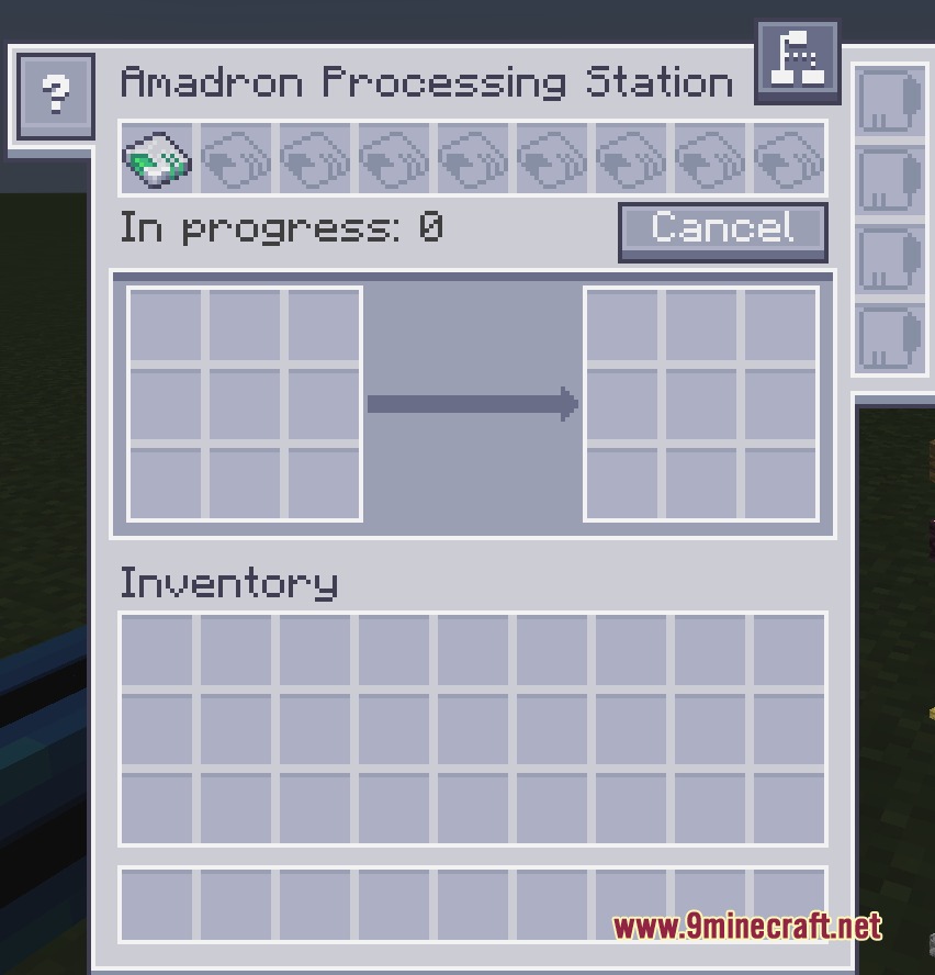 The Pressurized Logic Grids Amadron Processing Station interface for automated drone trades