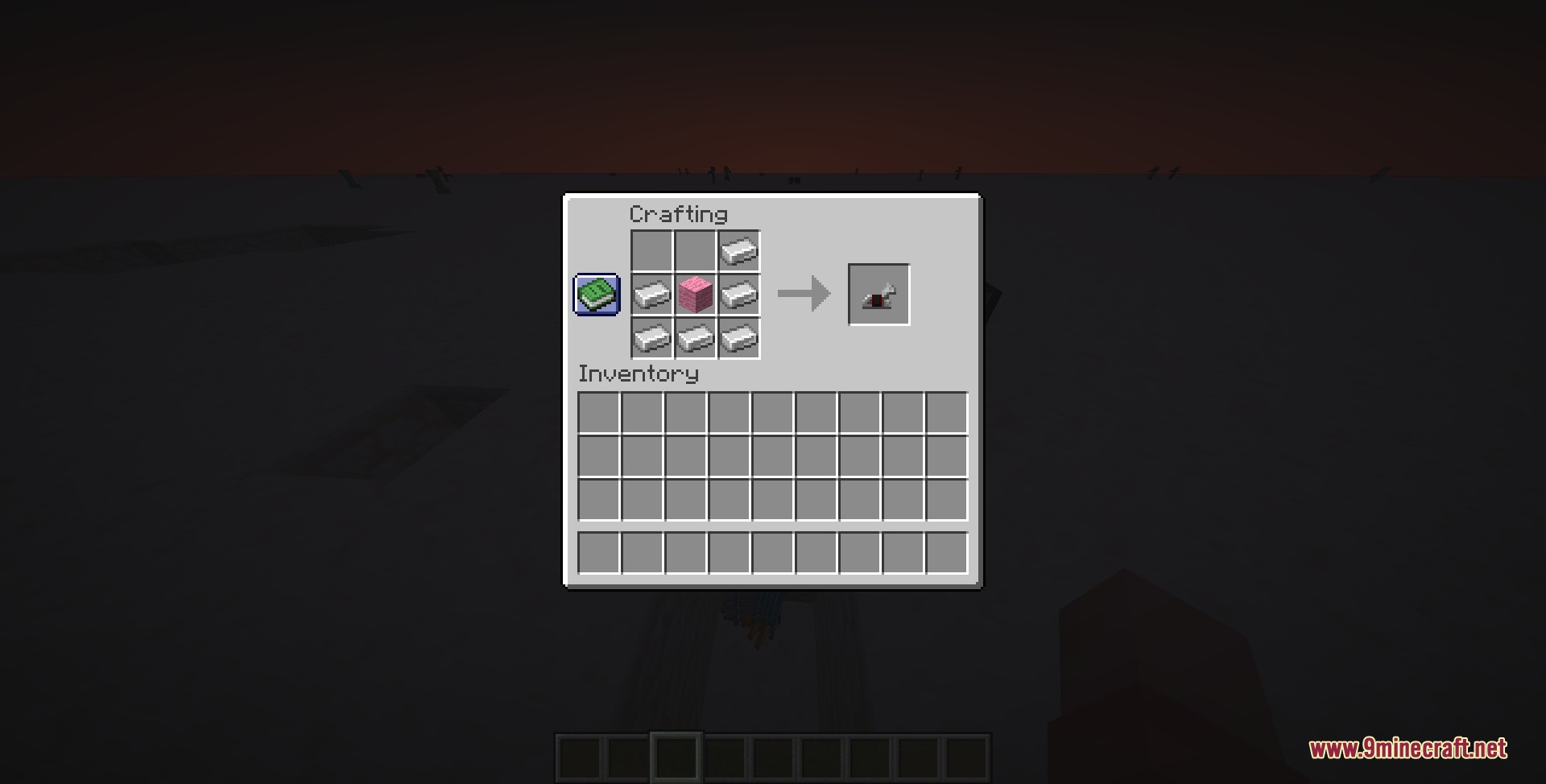 Primal Steel Forge Mod Screenshot 1 Primal Steel Forge Mod recipe for iron horse armor using pink wool
