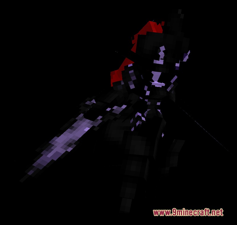 Ceruledge wearing an Igris skin from Solo Leveling with a red cape