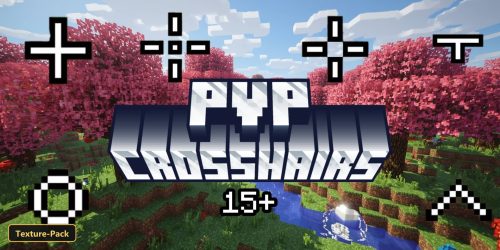 PvP Crosshair Crosshairs (26+, 1.21) - MCPE/Bedrock Texture Pack