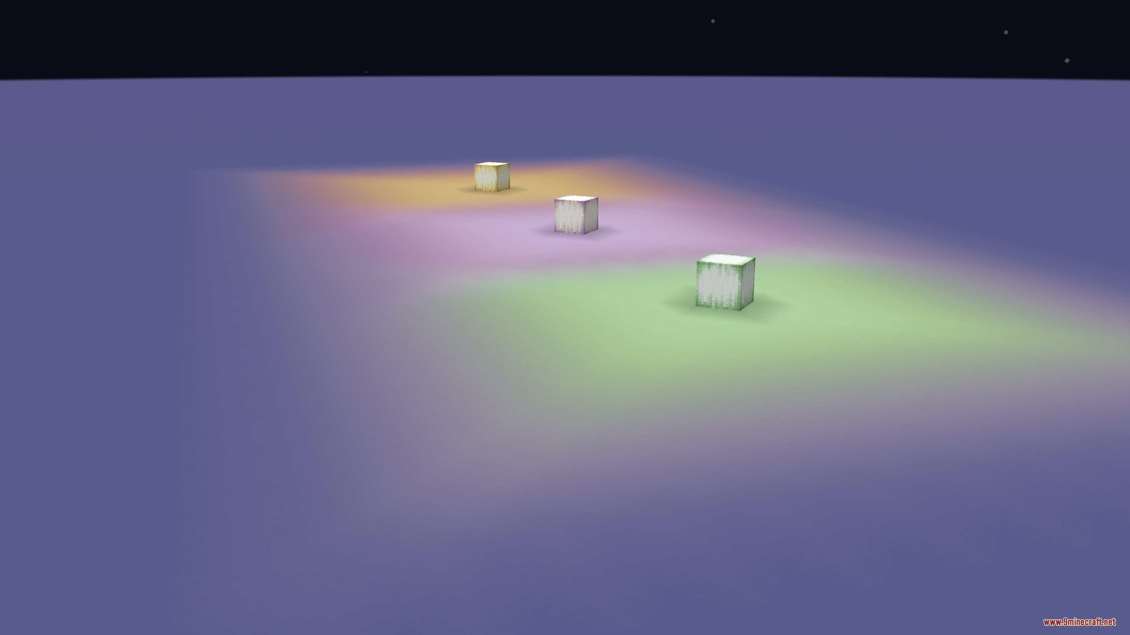 Radiant Spectrum Logic Mod casting vibrant colored light across a flat surface