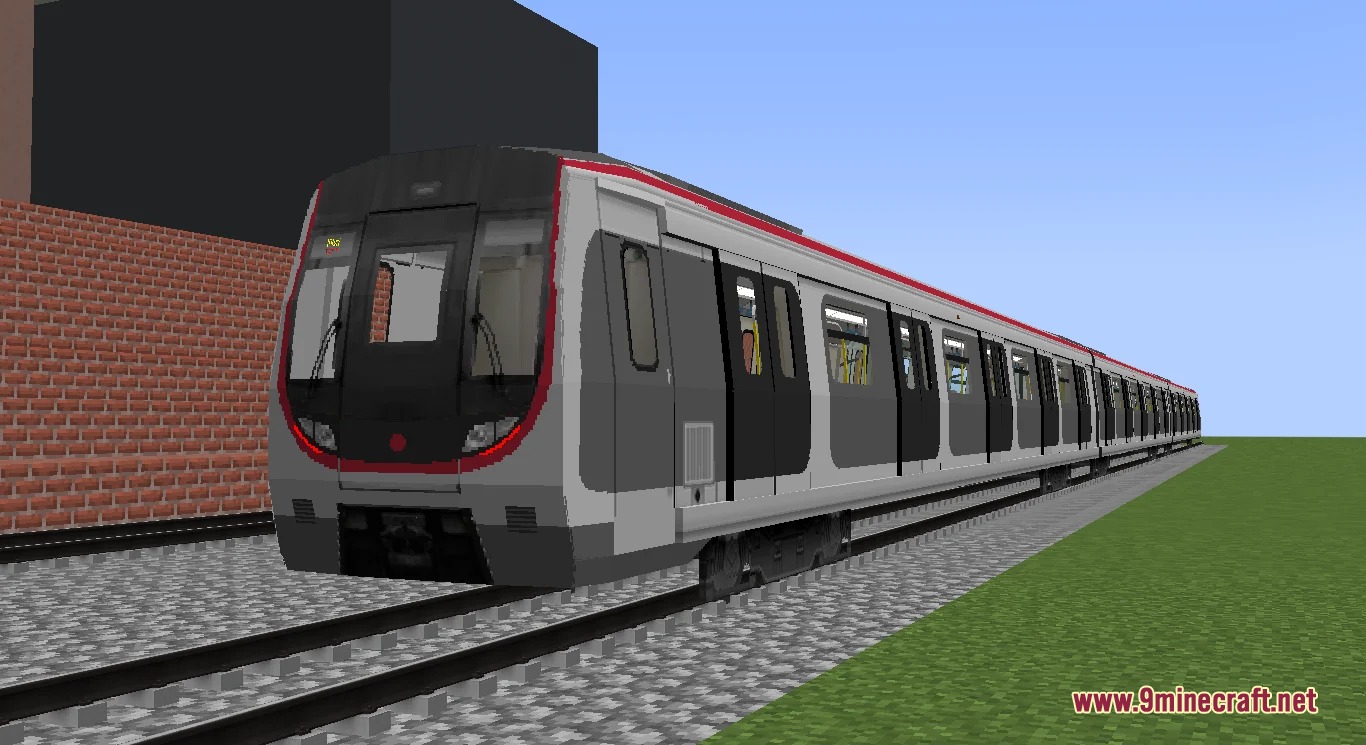 A detailed Q Train model from the Rapid Transit Draft Resource Pack