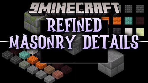 Refined Masonry Details Resource Pack (26.2, 1.20.1) - Cleaner Brick Masonry