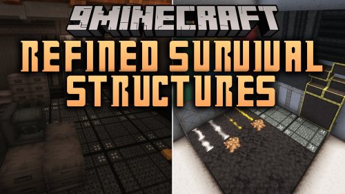 Refined Survival Structures Mod (1.20.1) - Survive Radioactive Fallout